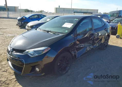 2016 Toyota Corolla S W/Special Edition Pkg из США, поврежденный, VIN 2T1BURHE4GC540050